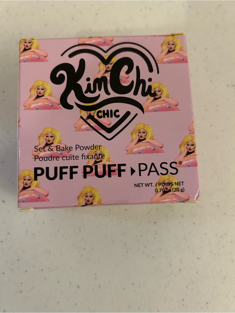 KimChi Chic Beauty Puff Puff Pass Set & Bake Powder -  Translucent .70 oz